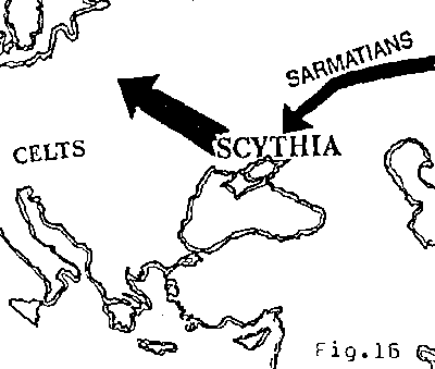 Scythian Israelites Forced Northward